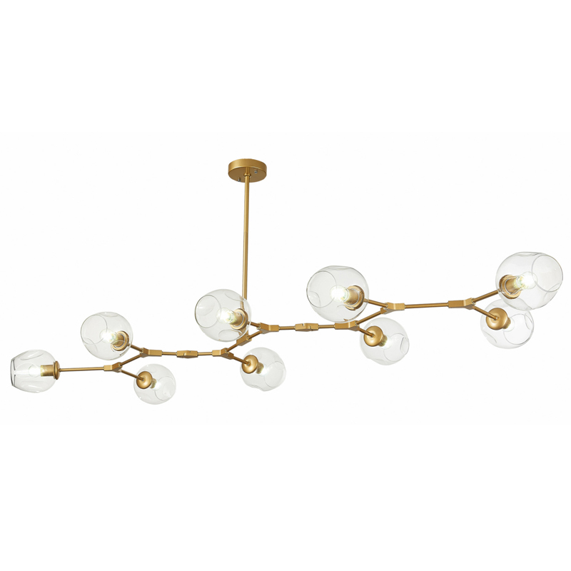 Люстра Branching Bubble Chandelier 9 gold Золотой Люстра Branching Bubble Chandelier 9 gold Золотой в Тюмени | Loft Concept