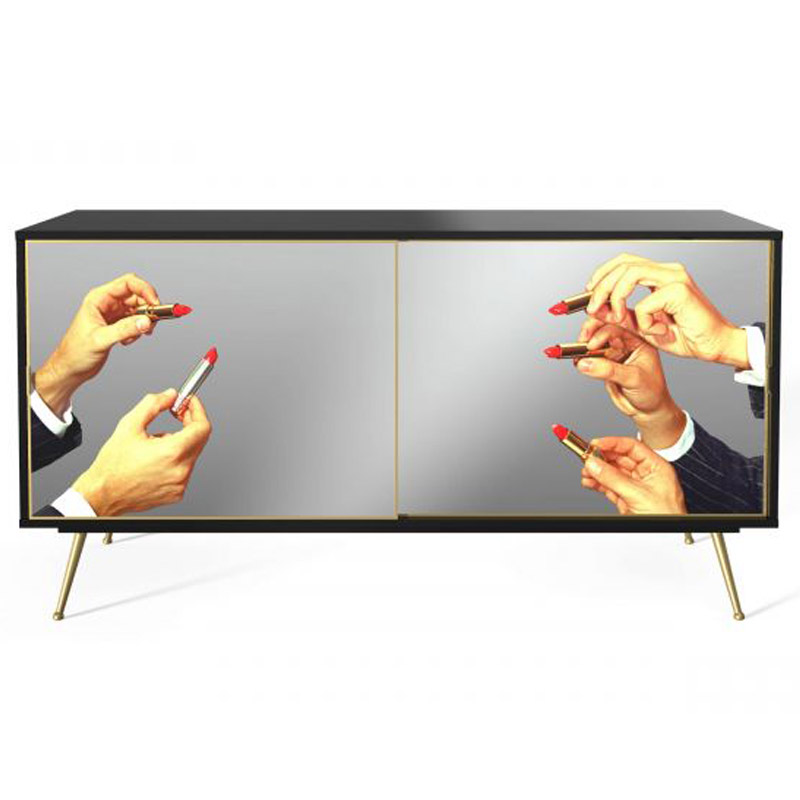 Комод Seletti Cabinet Sliding Door Lipsticks Мульти Черный Золотой Шампань Комод Seletti Cabinet Sliding Door Lipsticks Мульти Черный Золотой Шампань в Тюмени | Loft Concept