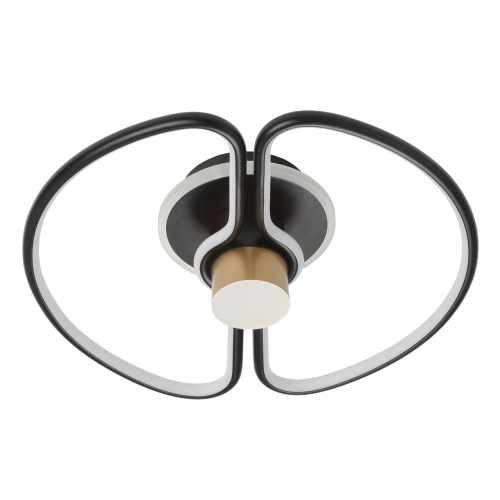 Потолочный светильник черного цвета круглой формы Luke Lampco Tracer Lamp Белый Золотой Черный Серебристый в Тюмени | Loft Concept 