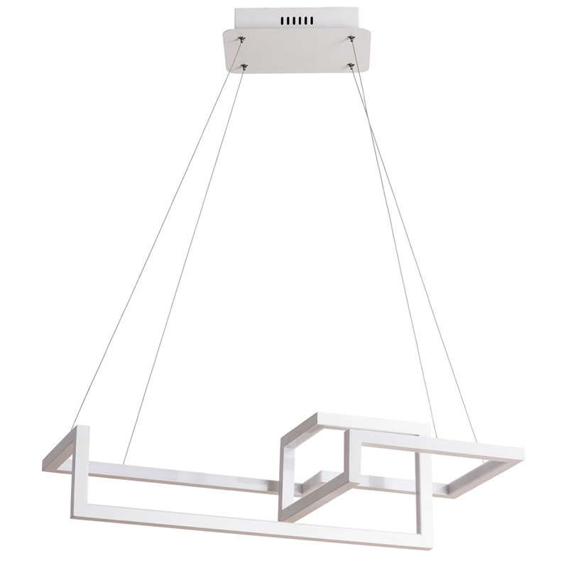 Люстра Esther Geometric White Chandelier I Белый Люстра Esther Geometric White Chandelier I Белый в Тюмени | Loft Concept