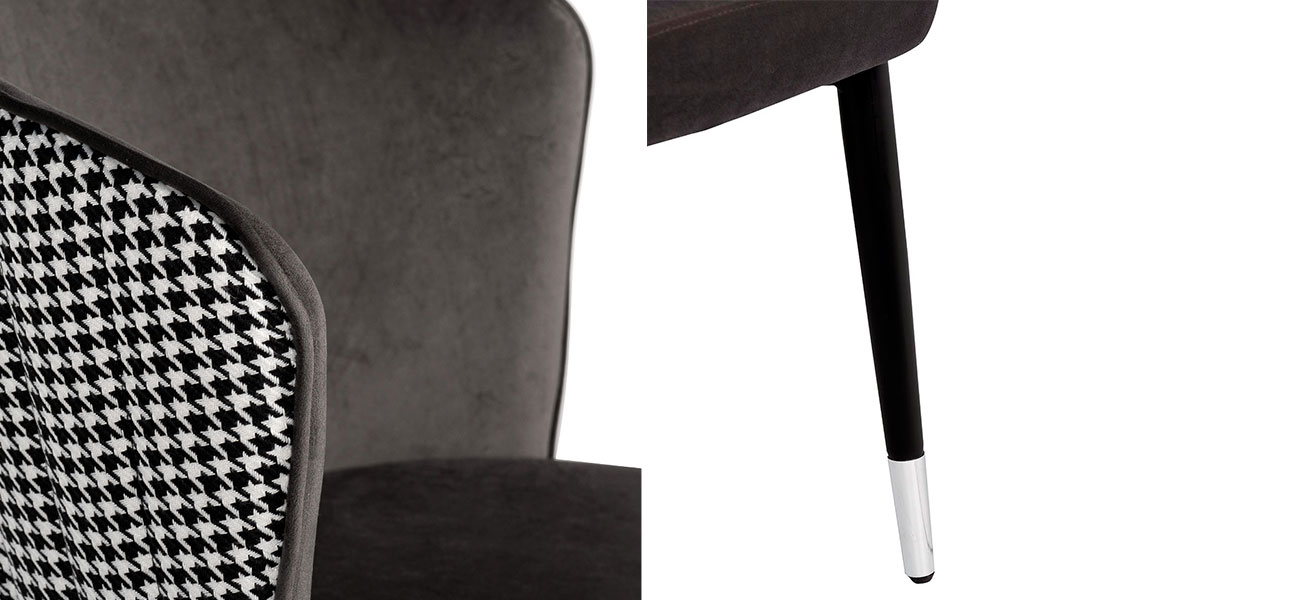 Стул Verdon GREY-BROWN - фото №2