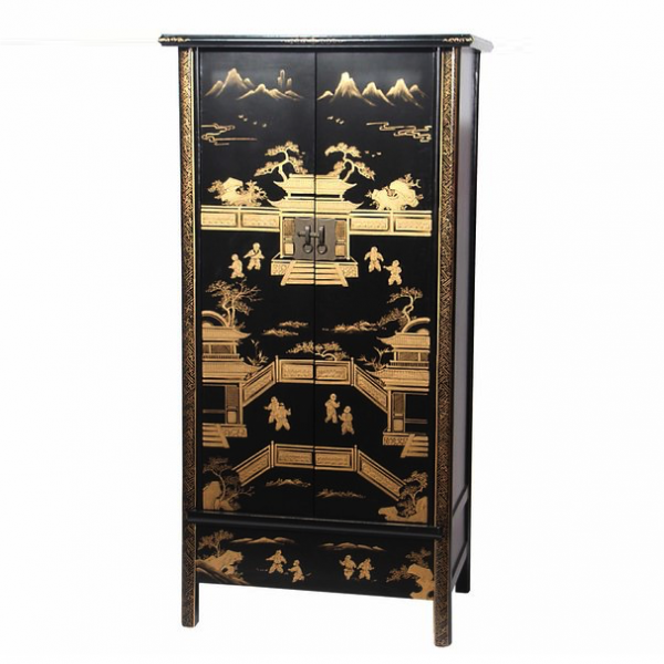 Шкаф Chinese History Rack Черный Шкаф Chinese History Rack Черный в Тюмени | Loft Concept