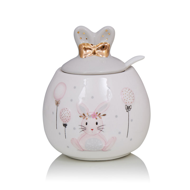 Ваза Kids Vase Bunny III Розовый пастельный Серый Ваза Kids Vase Bunny III Розовый пастельный Серый в Тюмени | Loft Concept
