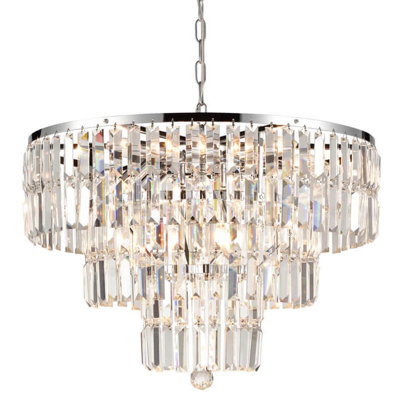 Люстра 1920s Odeon Chandelier chrome 60 Прозрачный (Transparent) Хром Люстра 1920s Odeon Chandelier chrome 60 Прозрачный (Transparent) Хром в Тюмени | Loft Concept