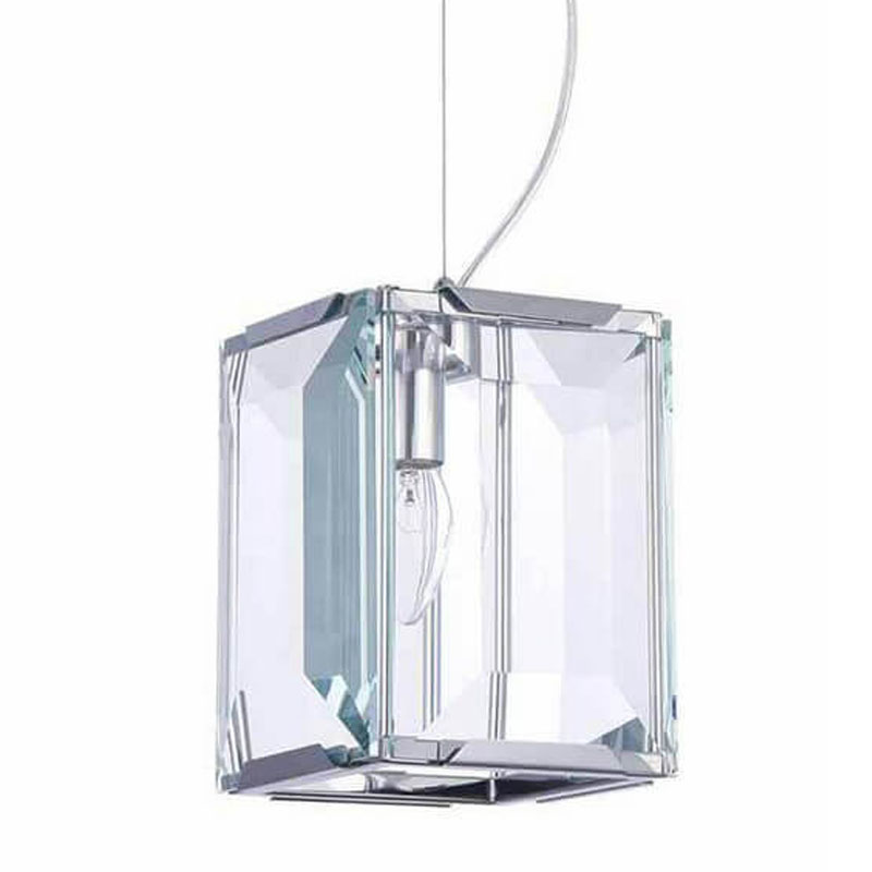 Подвесной светильник Harlow Crystal Square chrome Хром Подвесной светильник Harlow Crystal Square chrome Хром в Тюмени | Loft Concept