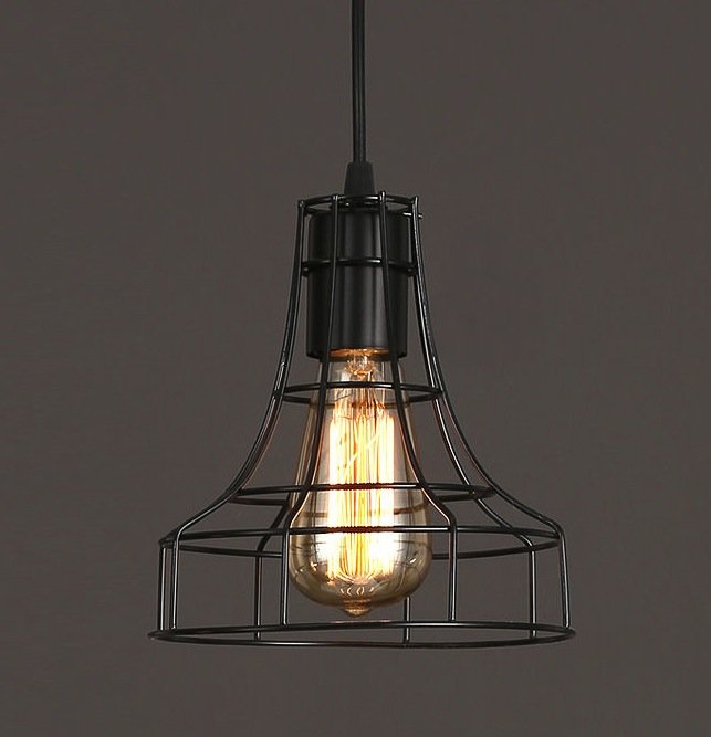 Cветильник Loft Nest Cage №2 Черный Cветильник Loft Nest Cage №2 Черный в Тюмени | Loft Concept
