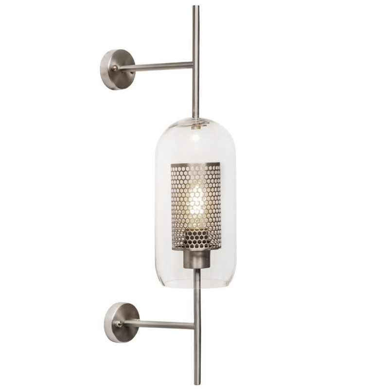 Бра Perforation Wall Lamp Nickel 67 Никель Прозрачное Стекло Бра Perforation Wall Lamp Nickel 67 Никель Прозрачное Стекло в Тюмени | Loft Concept