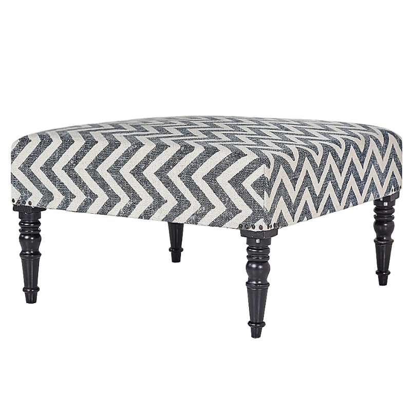 Оттоманка Gray Zigzag Серый Оттоманка Gray Zigzag Серый в Тюмени | Loft Concept