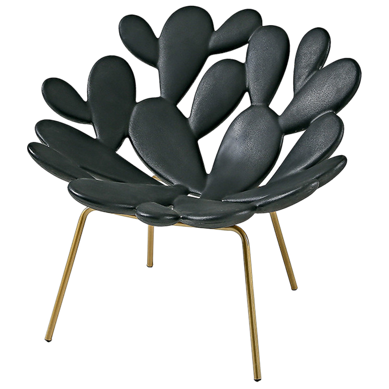 Кресло Filicudi Armchair Черный Черный Латунь Кресло Filicudi Armchair Черный Черный Латунь в Тюмени | Loft Concept