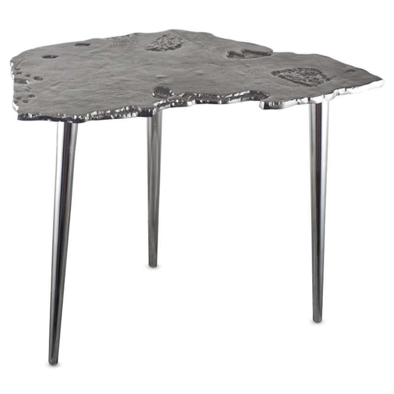 Приставной стол Edmundo Side Table II Серебряный в Тюмени | Loft Concept 