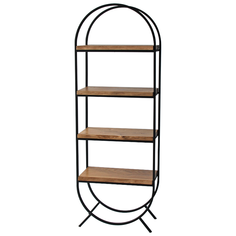 Стеллаж Moses Industrial Metal Rust Rack Черный Коричневый Стеллаж Moses Industrial Metal Rust Rack Черный Коричневый в Тюмени | Loft Concept