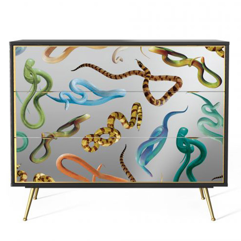 Комод Seletti Chest of Three Drawers Snakes Мульти Комод Seletti Chest of Three Drawers Snakes Мульти в Тюмени | Loft Concept