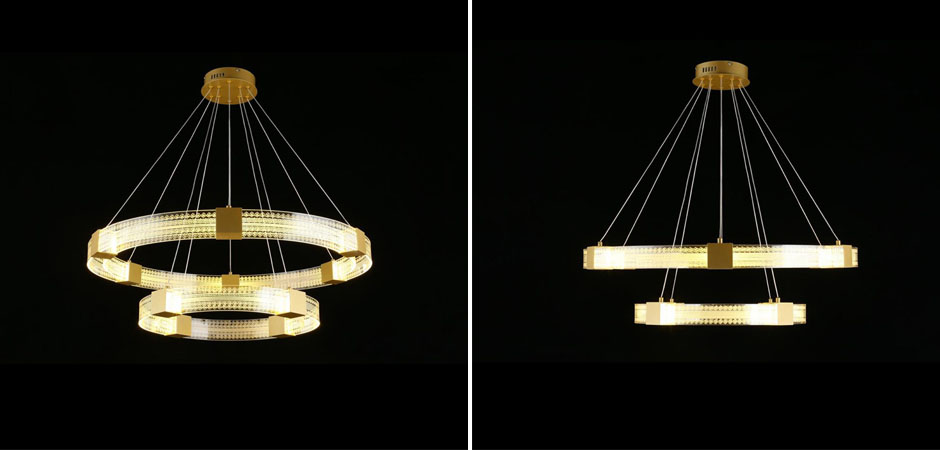 Люстра Два Кольца Ring Horizontal Ornament Meander 2 Люстра Два Кольца Ring Horizontal Ornament Meander 2 - Loft-Concept в Тюмени
