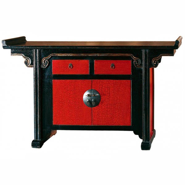 Китайский комод Red-black chest Китайский комод Red-black chest в Тюмени | Loft Concept