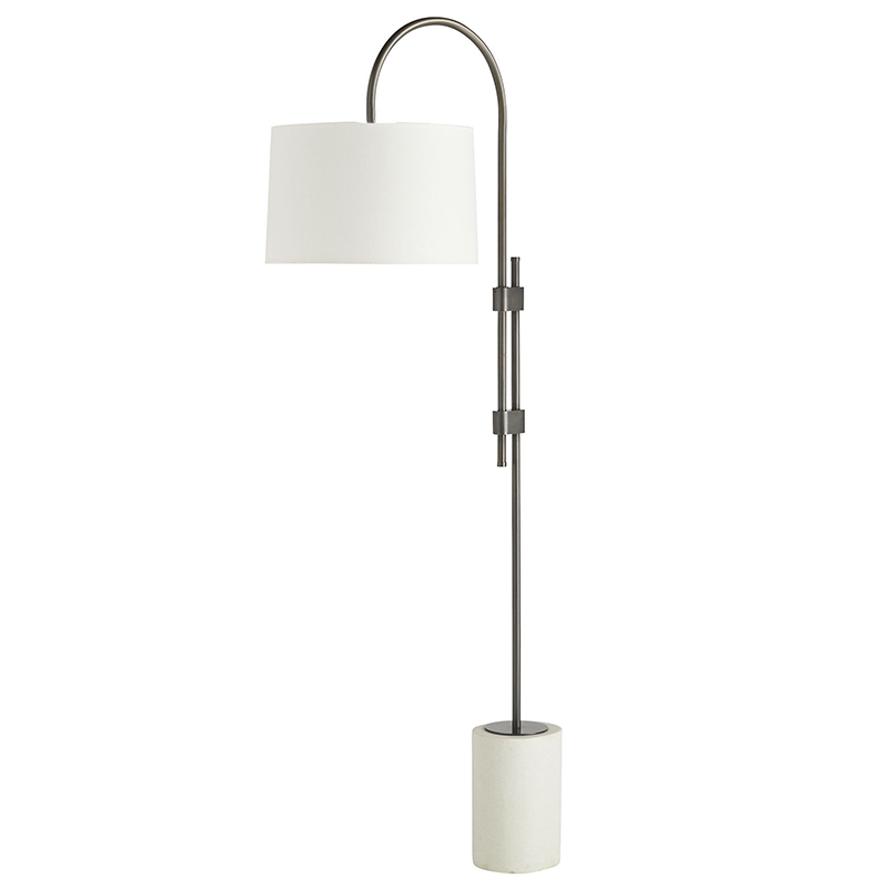 Торшер Arteriors ILY FLOOR LAMP Темная бронза Белый Торшер Arteriors ILY FLOOR LAMP Темная бронза Белый в Тюмени | Loft Concept