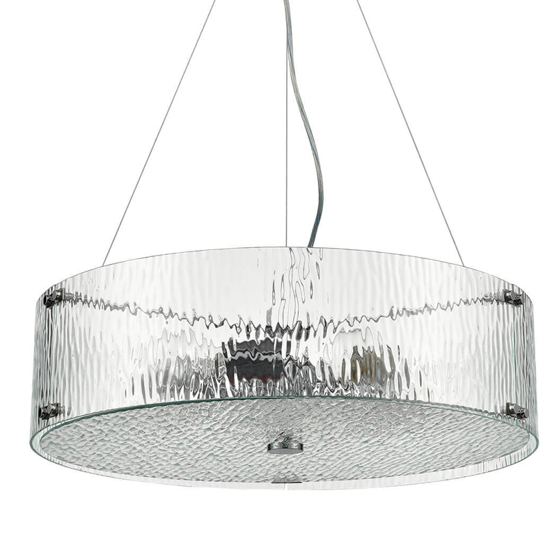 Люстра Rainy Glass Lamp D55 Прозрачный Хром Люстра Rainy Glass Lamp D55 Прозрачный Хром в Тюмени | Loft Concept
