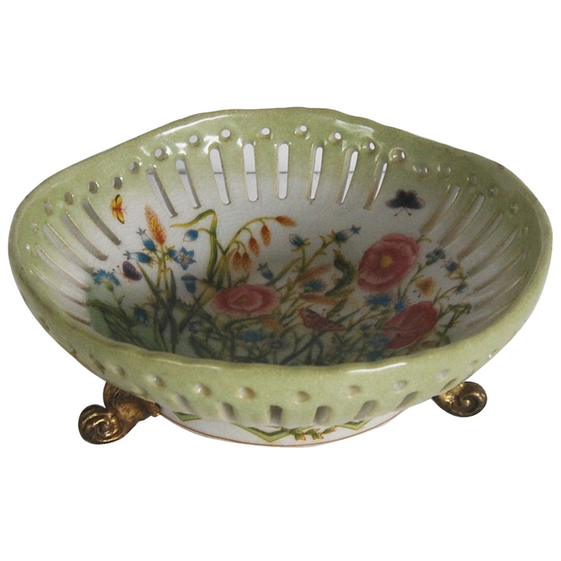 Блюдо Wildflowers dish Мульти Бронза Блюдо Wildflowers dish Мульти Бронза в Тюмени | Loft Concept