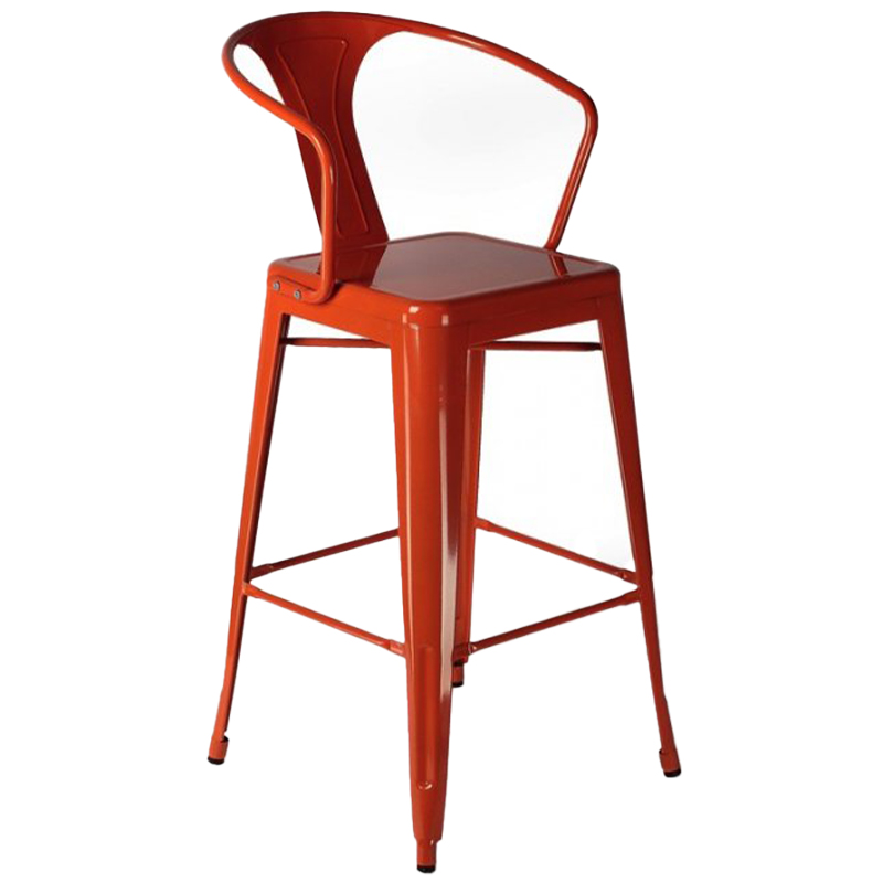 Барный стул Tolix Bar Stool 75 Armchair Backed Черный Оранжевый Красный Желтый Белый Барный стул Tolix Bar Stool 75 Armchair Backed Черный Оранжевый Красный Желтый Белый в Тюмени | Loft Concept
