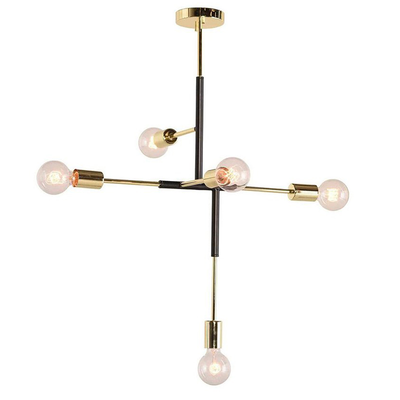 Люстра Atomium Chandelier black Золотой Черный Люстра Atomium Chandelier black Золотой Черный в Тюмени | Loft Concept