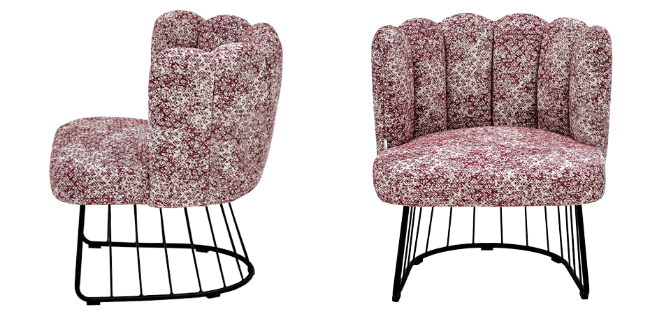 Кресло Noah Armchair cherry-white Кресло Noah Armchair cherry-white - Loft-Concept в Тюмени