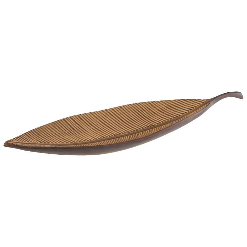 Поднос Leaf salver Коричневый Поднос Leaf salver Коричневый в Тюмени | Loft Concept