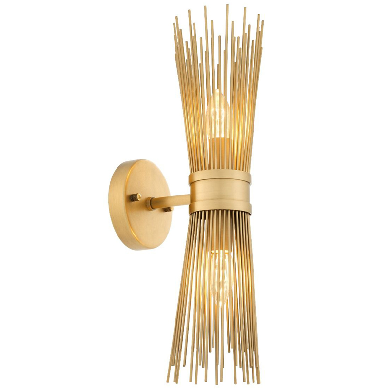 Бра Eichholtz Wall Lamp Romeo Double Латунь Античная полированная Бра Eichholtz Wall Lamp Romeo Double Латунь Античная полированная в Тюмени | Loft Concept