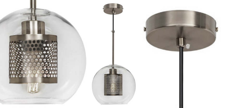 Perforated Vessel Pendant Lamp Nickel Ball Perforated Vessel Pendant Lamp Nickel Ball - Loft-Concept в Тюмени