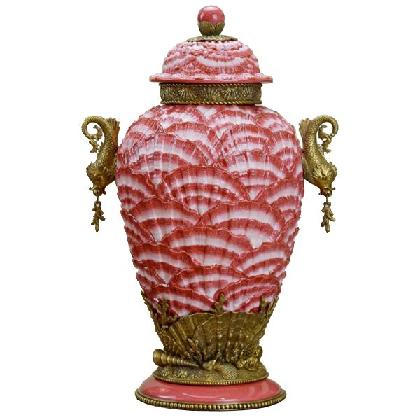 Большая ваза Ceramics SEA collection Коралловый Бронза Большая ваза Ceramics SEA collection Коралловый Бронза в Тюмени | Loft Concept