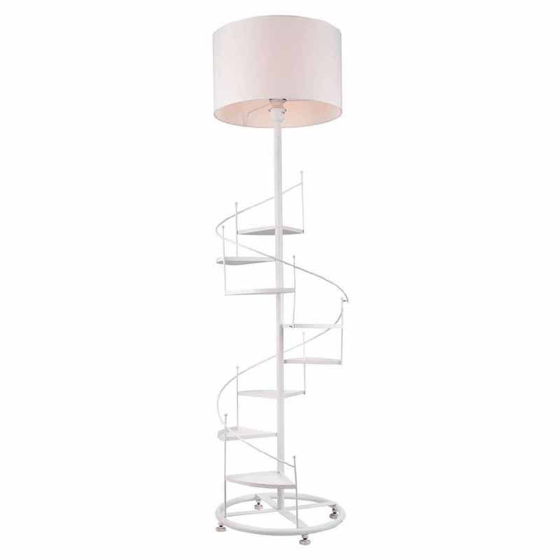 Торшер Spiral Staircase Floor Lamp White Белый Торшер Spiral Staircase Floor Lamp White Белый в Тюмени | Loft Concept