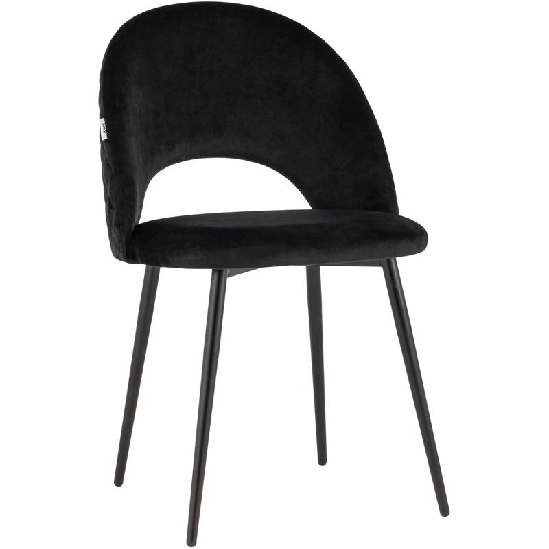 Стул CLIFF Chair Черный Велюр Черный Стул CLIFF Chair Черный Велюр Черный в Тюмени | Loft Concept