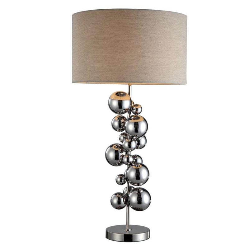 Настольная лампа Chrome Bubbles Table Lamp Темный хром Настольная лампа Chrome Bubbles Table Lamp Темный хром в Тюмени | Loft Concept