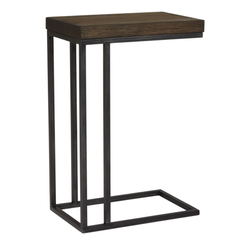 Приставной стол Industrial Oak Peyton Side Table Черный Приставной стол Industrial Oak Peyton Side Table Черный в Тюмени | Loft Concept