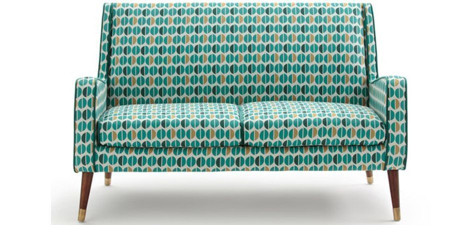 Диван Classic Furniture синий белый желтый Диван Classic Furniture синий белый желтый - Loft-Concept в Тюмени