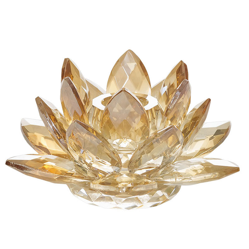 Подсвечник Crystal Lotus gold Подсвечник Crystal Lotus gold в Тюмени | Loft Concept
