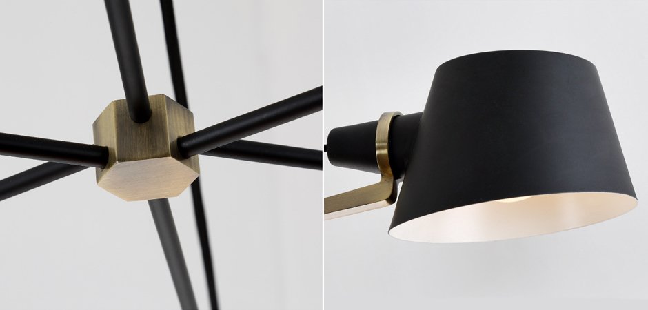 Люстра Brendan Ravenhill Long Pivot Chandelier Люстра Brendan Ravenhill Long Pivot Chandelier - Loft-Concept в Тюмени