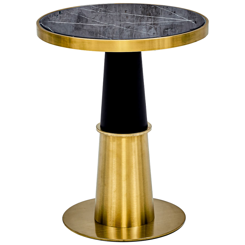 Обеденный стол Ricardo Dinner Table Глянцевое золото Черный Обеденный стол Ricardo Dinner Table Глянцевое золото Черный в Тюмени | Loft Concept