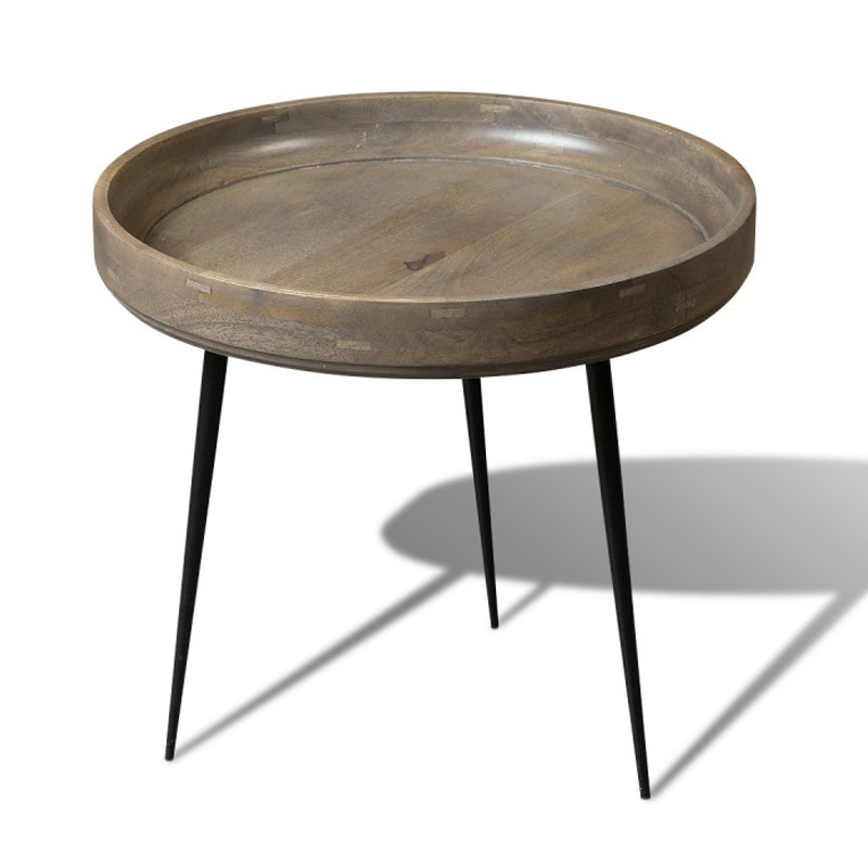 Кофейный стол Davidson Coffee Table platinum 47 Серый Черный Кофейный стол Davidson Coffee Table platinum 47 Серый Черный в Тюмени | Loft Concept