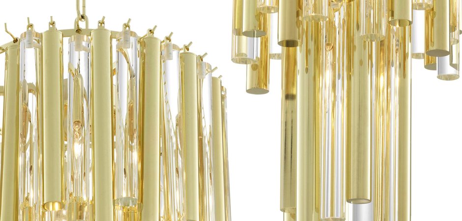 Люстра Eichholtz Chandelier Gigi S Gold Люстра Eichholtz Chandelier Gigi S Gold - Loft-Concept в Тюмени
