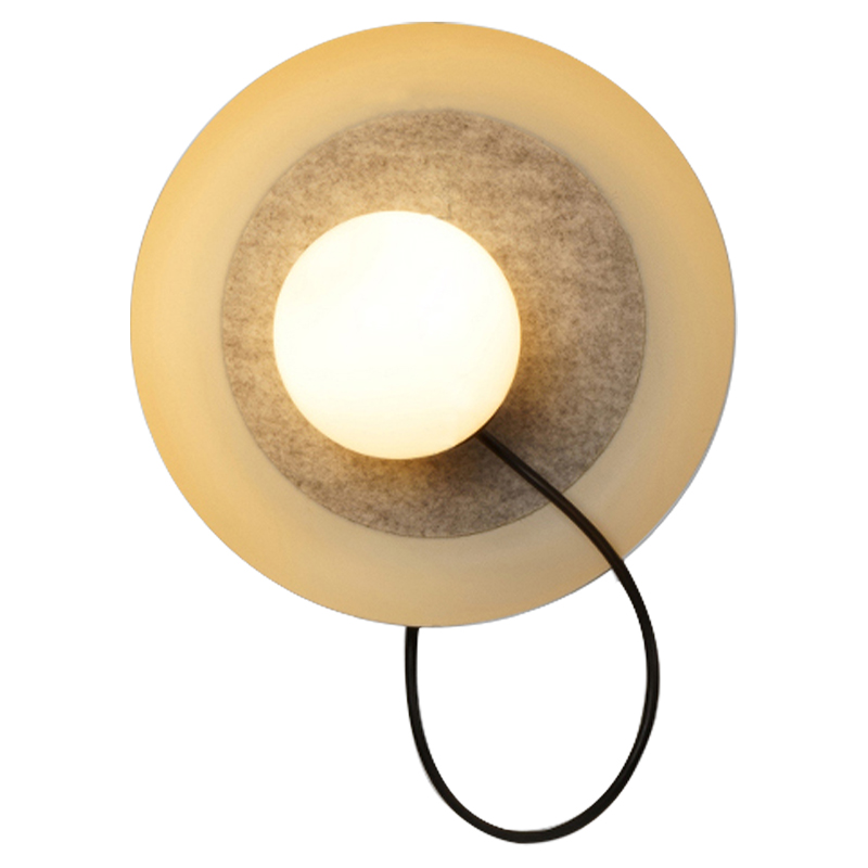 Настенный светильник с магнитными плафоном MARGOTT WALL LAMP Белый Оранжевый Черный Настенный светильник с магнитными плафоном MARGOTT WALL LAMP Белый Оранжевый Черный в Тюмени | Loft Concept