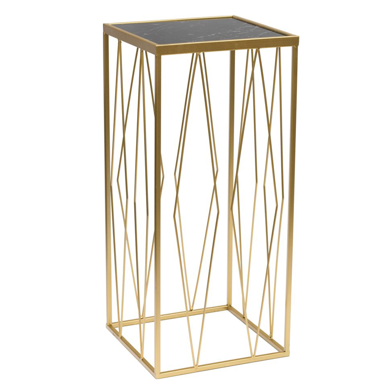 Подставка Geometric Interior Stand чёрный мрамор Золотой Черный Мрамор Nero Подставка Geometric Interior Stand чёрный мрамор Золотой Черный Мрамор Nero в Тюмени | Loft Concept