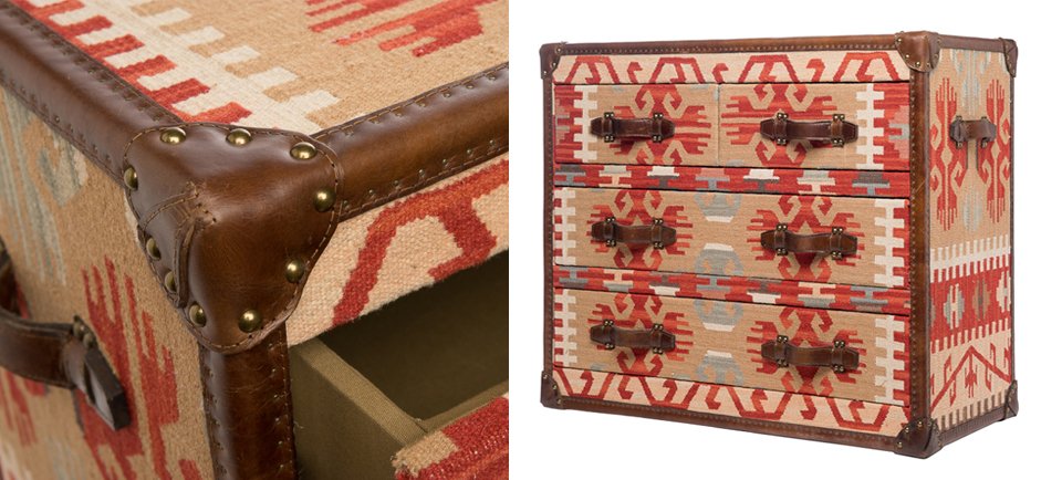 Комод Килим Howard Kilim Chest of Drawers Комод Килим Howard Kilim Chest of Drawers - Loft-Concept в Тюмени