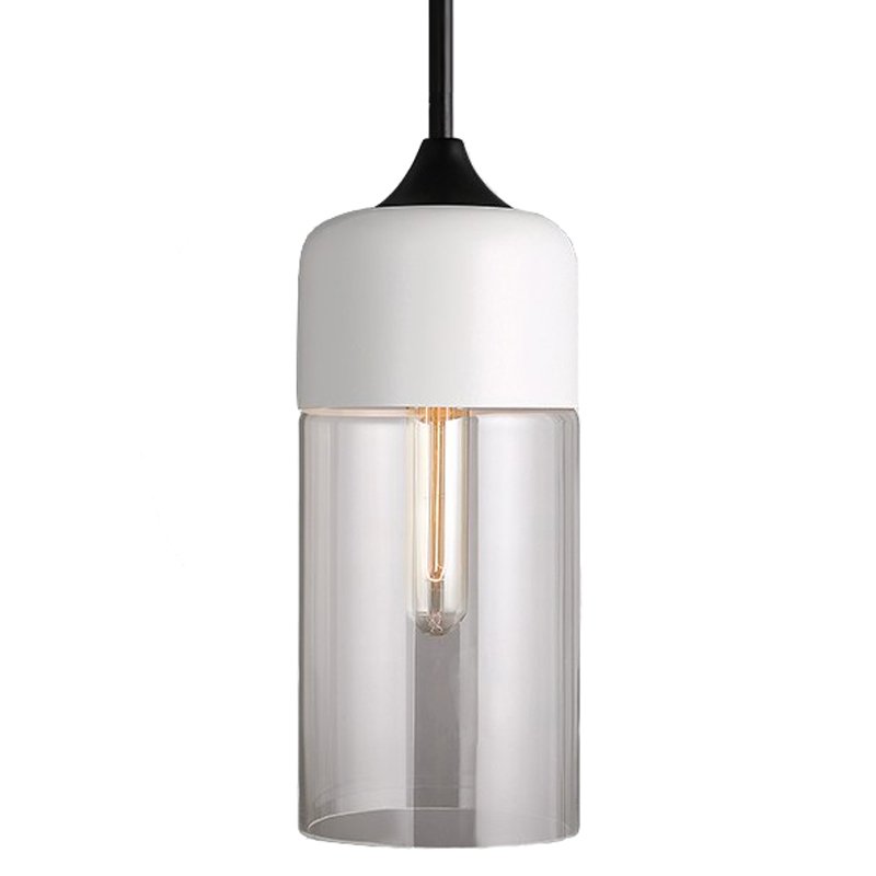 Подвесной светильник Hanglamp zwart glas White I Белый Прозрачное Стекло Подвесной светильник Hanglamp zwart glas White I Белый Прозрачное Стекло в Тюмени | Loft Concept