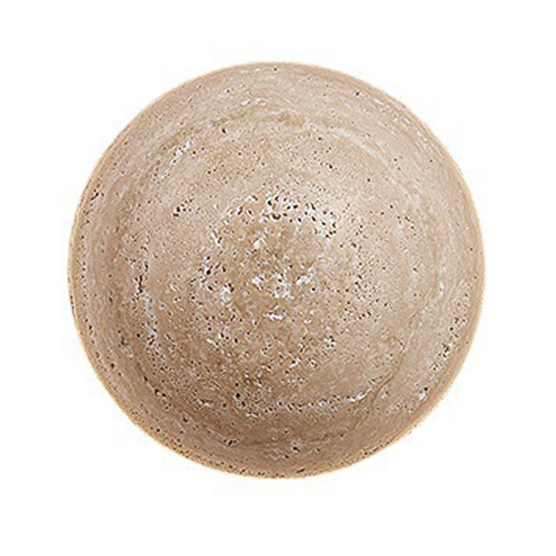 Настенный светодиодный светильник из камня травертина TRAVERTINE POVL WALL LAMP Бежевый Настенный светодиодный светильник из камня травертина TRAVERTINE POVL WALL LAMP Бежевый в Тюмени | Loft Concept