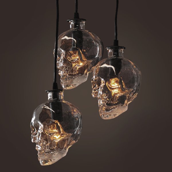 Люстра Череп Glass Skull Pendant Люстра Череп Glass Skull Pendant в Тюмени | Loft Concept