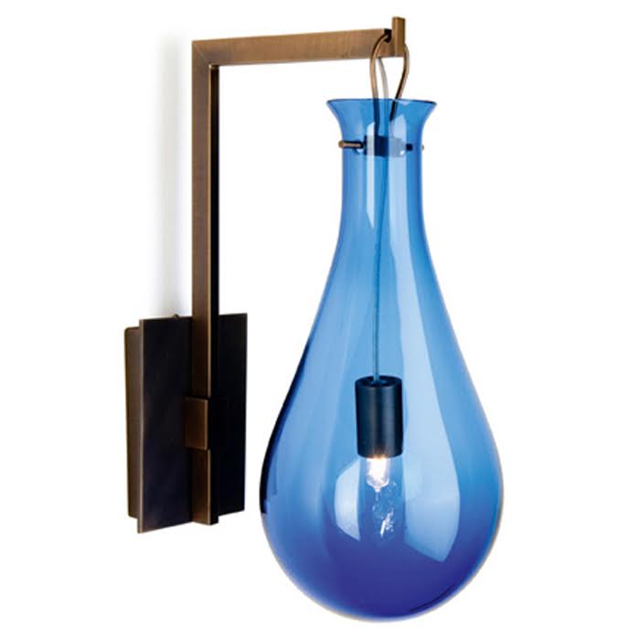 Бра Patrick Naggar Bubble Sconce blue Синий Черный Бра Patrick Naggar Bubble Sconce blue Синий Черный в Тюмени | Loft Concept