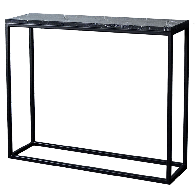Консоль с чёрной мраморной столешницей Different Marble Black Черный Консоль с чёрной мраморной столешницей Different Marble Black Черный в Тюмени | Loft Concept