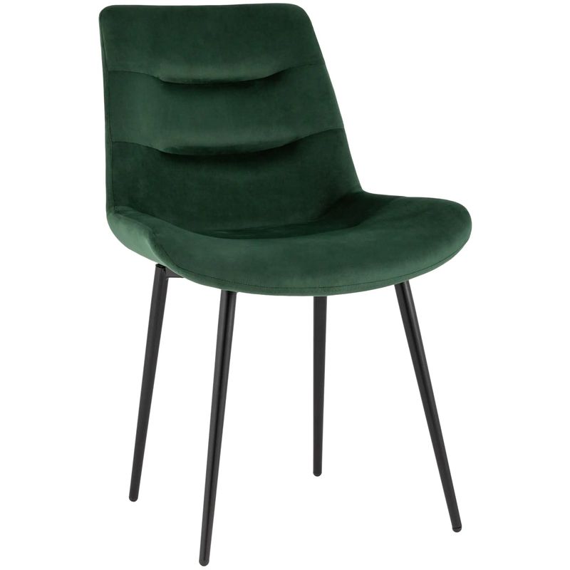 Стул Austin Chair Зеленый Велюр Зеленый Черный Стул Austin Chair Зеленый Велюр Зеленый Черный в Тюмени | Loft Concept
