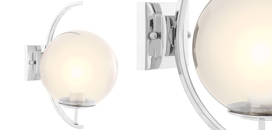 Бра Eichholtz Wall Lamp Cascade Nickel Бра Eichholtz Wall Lamp Cascade Nickel - Loft-Concept в Тюмени