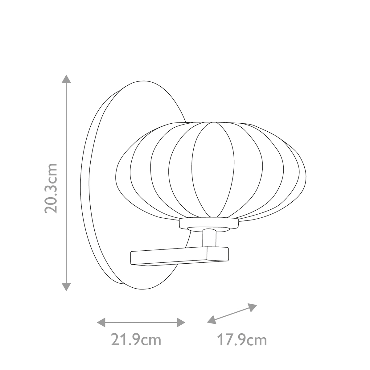  Бра с круглым плафон из матового белого стекла Kichler в Тюмени