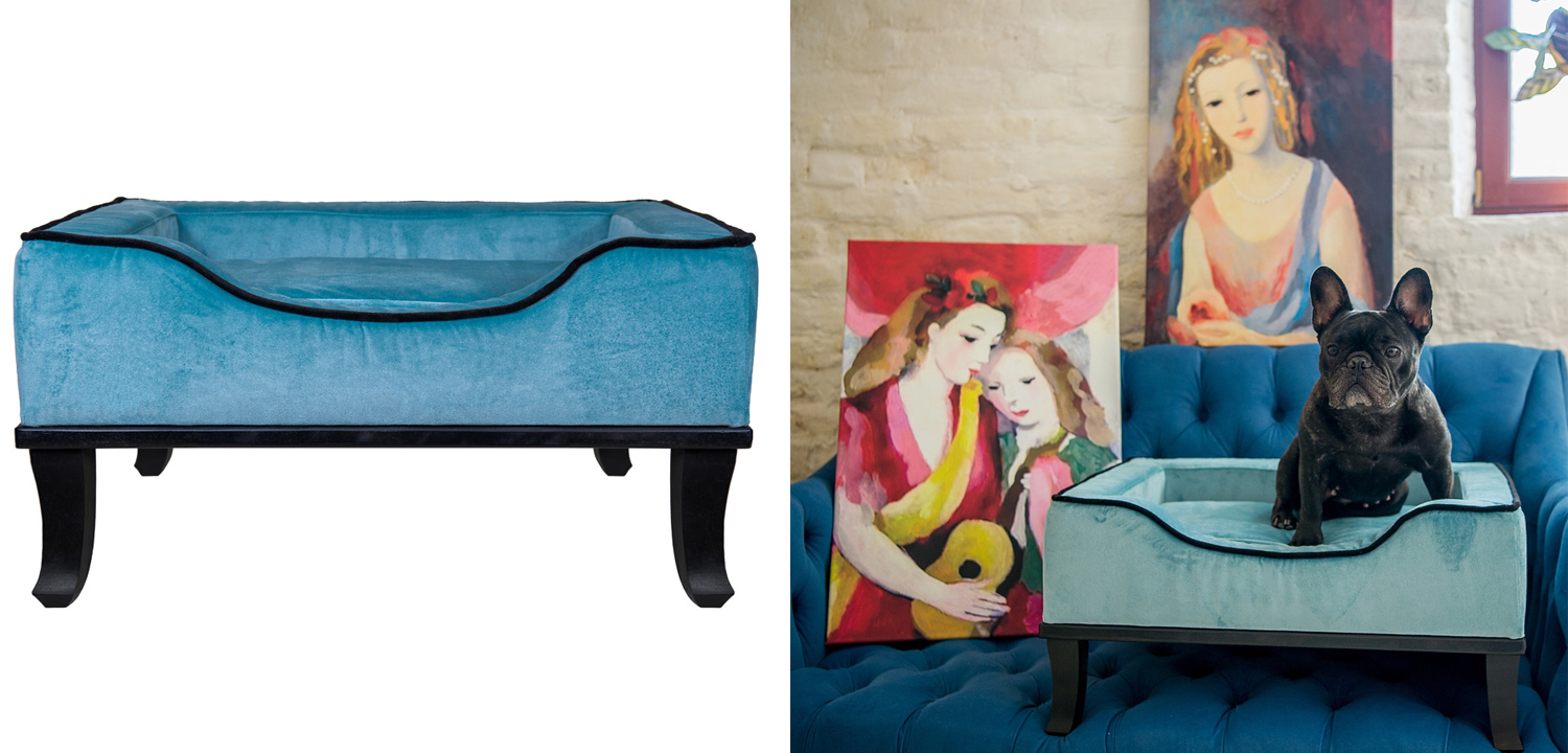 Диван для домашних животных Pet Bed бирюза - фото